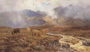 Louis bosworth hurt On Rannoch Moor (mk37) oil painting artist